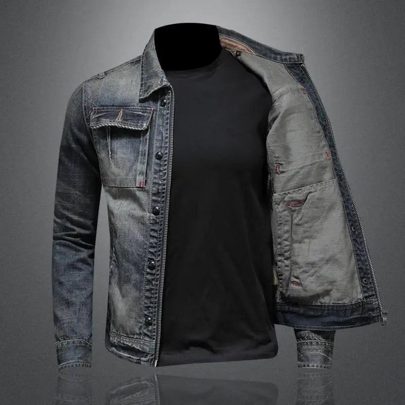 Carl - Chaqueta vaquera retro