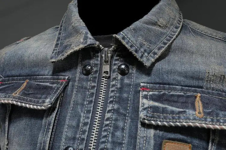 Carl - Chaqueta vaquera retro