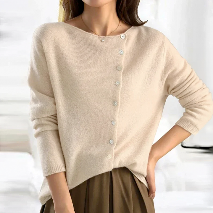 Camille - Elegante cárdigan de lana