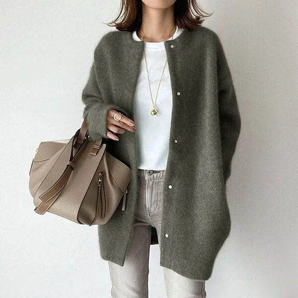 CANDELIA - LUXURY CARDIGAN WITH BUTTONS